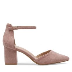 Czółenka Jenny Fairy. Czerwone czółenka damskie Jenny Fairy, bez wzorów, bez obcasa. Za 119.99 zł.