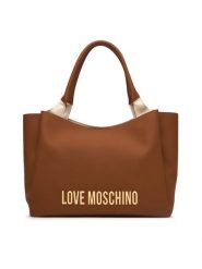 LOVE MOSCHINO Torebka JC4107PP1OKD0200 Brązowy. Brązowe shopper bag Love Moschino, ze skóry, bez dodatków. Za 1,049.00 zł.
