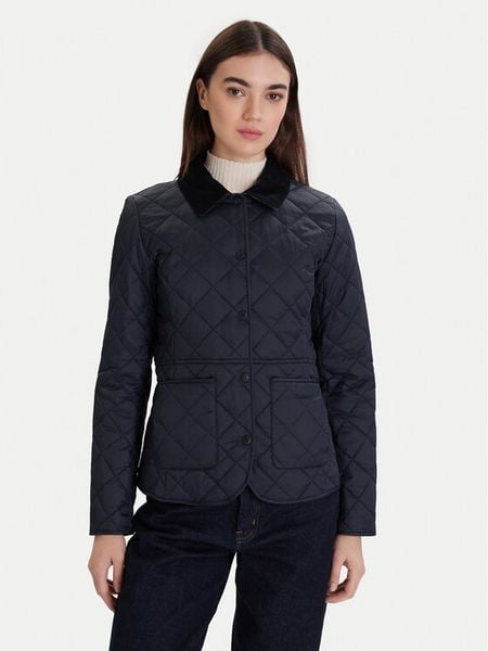 Barbour Kurtka przejściowa Deveron Quilted LQU1012NY71 Granatowy Regular Fit. Niebieskie kurtki damskie Barbour, bez wzorów, z syntetyku, bez kaptura. Za 789.99 zł.