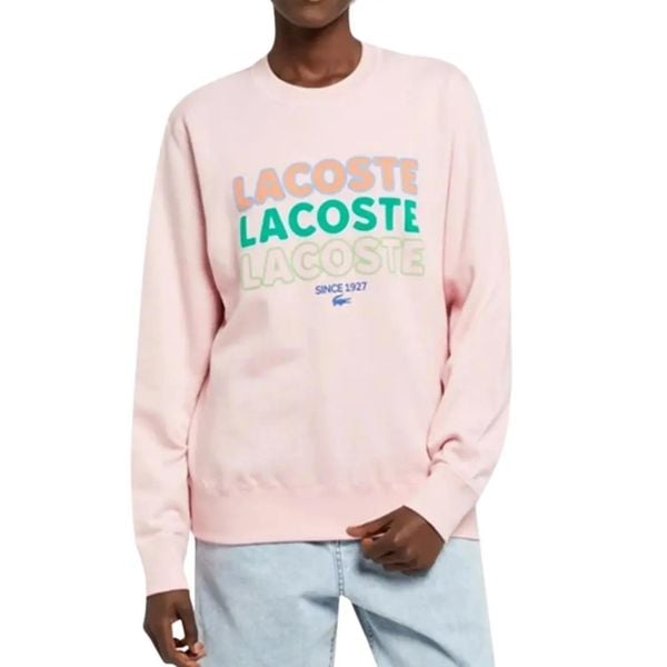 Bluza damska Lacoste SF1267. Czerwone bluzy damskie Lacoste, xs, bez wzorów, z bawełny, bez kaptura. Za 417.00 zł.