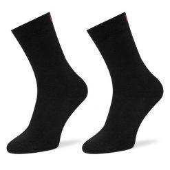 Skarpety długie HUGO. Czarne skarpetki damskie Hugo, bez wzorów. Za 39.99 zł.