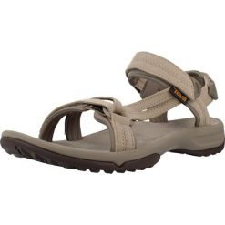 Sandały TEVA W TERRA FI LITE Beżowy. Brązowe sandały damskie Teva, bez wzorów, ze skóry, bez obcasa, bez zapięcia. Za 347.99 zł.
