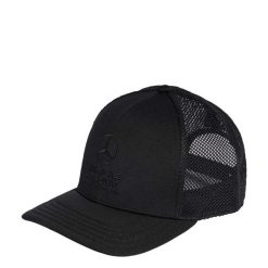 Czapka z daszkiem Mercedes - AMG Petronas Formula 1 Team Night. Czarne czapki z daszkiem damskie Adidas, bez wzorów, z elastanu. Za 199.00 zł.