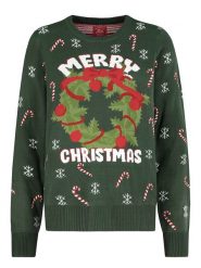 Sublevel Sweter w kolorze ciemnozielonym rozmiar: L. Zielone swetry klasyczne damskie Sublevel, l, bez kołnierzyka. Za 152.45 zł.