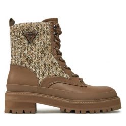 Trapery Guess. Brązowe trapery damskie Guess, bez zapięcia. Za 609.99 zł.