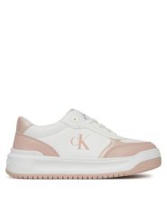 Calvin Klein Jeans Sneakersy V3A9-82020-1355X134 Biały. Białe buty sportowe dziewczęce Calvin Klein Jeans, bez wzorów, z jeansu, bez zapięcia. Za 219.99 zł.