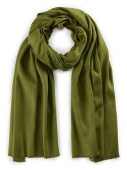Codello Szal w kolorze khaki - 180 x 65 cm rozmiar: onesize. Brązowe szaliki damskie Codello, bez wzorów, z materiału. Za 96.60 zł.