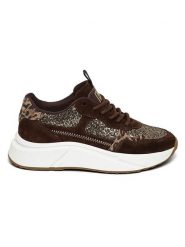 Steve Madden Sneakersy w kolorze brązowo-złotym rozmiar: 39. Brązowe obuwie sportowe damskie Steve Madden, bez zapięcia. Za 306.73 zł.