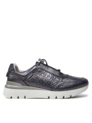 Pikolinos Sneakersy W9C-6607CL Srebrny. Szare obuwie sportowe damskie Pikolinos, ze skóry, bez zapięcia. Za 379.99 zł.
