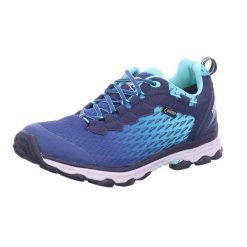 Buty sportowe damskie Meindl Activo Sport Lady z membraną Gore - Tex. Niebieskie obuwie sportowe damskie MEINDL, z gore-texu, bez zapięcia. W wyprzedaży za 449.50 zł.