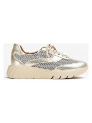 Unisa Skórzane sneakersy w kolorze złotym rozmiar: 41. Żółte obuwie sportowe damskie Unisa, z materiału, bez zapięcia. Za 260.99 zł.