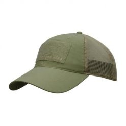 Czapka z daszkiem Trucker Technical. Zielone czapki z daszkiem damskie HELIKON-TEX, bez wzorów. Za 92.99 zł.