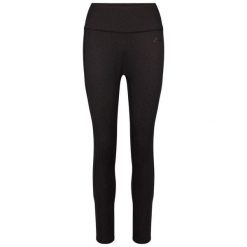 Legginsy Damskie Sportowe Kanika. Czarne legginsy damskie Trespass, l, bez wzorów, z dzianiny. Za 165.99 zł.