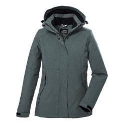 Kurtka damska Killtec KOW 37 WMN JCKT. Niebieskie kurtki damskie Killtec, l, bez wzorów, z kapturem. Za 599.99 zł.