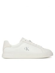 Calvin Klein Sneakersy Low Pro Cups Lth Mg HW0HW02823 Biały. Białe obuwie sportowe damskie Calvin Klein, ze skóry, bez zapięcia. Za 329.99 zł.