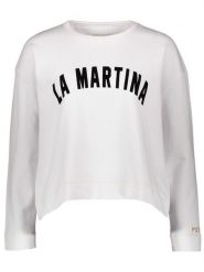 La Martina Bluza w kolorze białym rozmiar: XL. Białe bluzy damskie La Martina, xl, bez wzorów, z bawełny, bez kaptura. Za 166.88 zł.