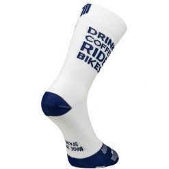 Skarpetki Sporcks Drink Coffee. Niebieskie skarpetki damskie SPORCKS, bez wzorów, z nylonu. Za 153.50 zł.