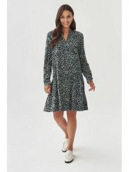 TATUUM Sukienka w kolorze czarno-błękitnym rozmiar: 38. Czarne sukienki damskie TATUUM, bez wzorów, z wiskozy, bez ramiączek. Za 180.49 zł.