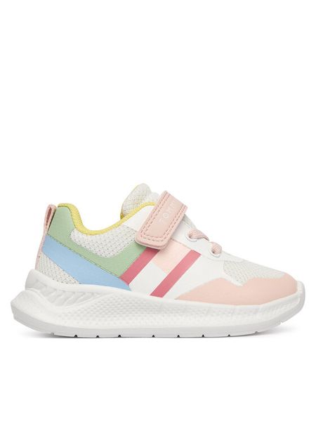 Tommy Hilfiger Sneakersy T1A9-34261-1843Y913 Biały. Białe buty sportowe dziewczęce Tommy Hilfiger, z materiału, bez zapięcia. Za 211.99 zł.