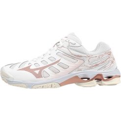 Adidasy Mizuno Wave Voltage, Kobiety. Białe obuwie sportowe damskie Mizuno, z syntetyku, bez zapięcia, na fitness i siłownię, mizuno wave. Za 390.00 zł.