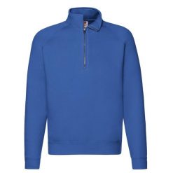 Bluza Unisex Premium Quarter Zip Raglan Dla Dorosłych. Czerwone bluzy damskie Fruit of the Loom, l, bez wzorów, z bawełny, bez kaptura. Za 153.99 zł.
