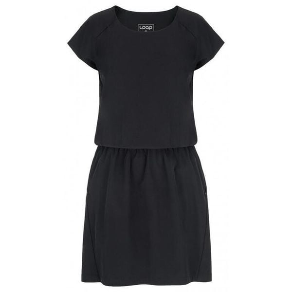 Damska sukienka sportowa LOAP Umbria S. Fioletowe sukienki damskie WOMEN'S HEALTH, bez wzorów, sportowe, bez ramiączek. Za 185.99 zł.