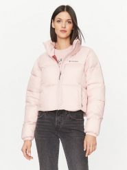 Columbia Kurtka zimowa Puffect™ Cropped Jacket Różowy Regular Fit. Czerwone kurtki damskie Columbia, na zimę, l, bez wzorów, z syntetyku, bez kaptura. Za 399.99 zł.
