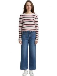 Tom Tailor Sweter w kolorze jasnoróżowo-biało-czarnym rozmiar: XS. Białe swetry klasyczne damskie Tom Tailor, xs, z bawełny, bez kołnierzyka. Za 72.95 zł.