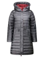 ANAPURNA Płaszcz pikowany "Batigana" w kolorze czarnym rozmiar: M. Czarne płaszcze damskie ANAPURNA, m, bez wzorów, bez kaptura. Za 260.99 zł.