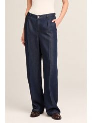 Blue Fire Dżinsy "Judy pleats" - Wide leg - w kolorze granatowym rozmiar: W28/L32. Niebieskie jeansy damskie Blue Fire, z podwyższonym stanem. Za 248.95 zł.