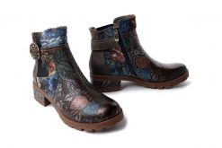 LAURA VITA 0006334 Cocrailo 77 taupe, botki damskie. Botki damskie LAURA VITA, na zimę, z polaru, bez obcasa, na obcasie, bez zapięcia. Za 514.90 zł.