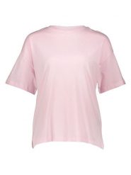 JDY Koszulka "Carla" w kolorze jasnoróżowym rozmiar: L. Różowe bluzki damskie JDY, l, bez wzorów, z bawełny, bez kołnierzyka, bez ramiączek. Za 57.47 zł.