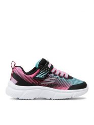 Skechers Sneakersy Go Run 650 302430L/BKMT Czarny. Czarne buty sportowe dziewczęce Skechers, bez wzorów, z materiału, bez zapięcia. Za 169.99 zł.