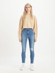 Levi´s Dżinsy - Skinny fit - w kolorze niebieskim rozmiar: W27/L32. Niebieskie jeansy damskie z podwyższonym stanem. Za 100.99 zł.