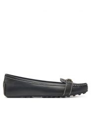 Michael Kors Mokasyny Mandy Moc 40R5MAFR1L Czarny. Czarne mokasyny damskie Michael Kors, ze skóry, bez obcasa. Za 449.99 zł.