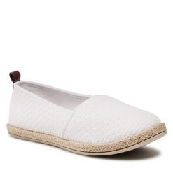 Espadryle Jenny Fairy. Białe espadryle damskie Jenny Fairy, bez wzorów, bez obcasa. Za 69.99 zł.