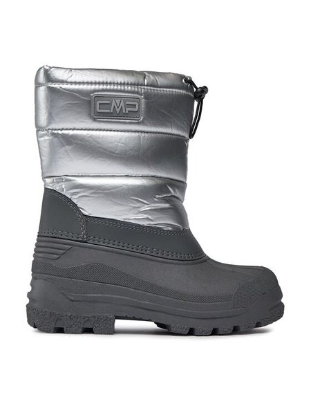 CMP Śniegowce Sneewy 3Q71294J Srebrny. Szare kozaki dziewczęce CMP, bez wzorów, z materiału, bez obcasa, bez zapięcia. Za 179.99 zł.