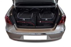 Torby Do Bagażnika Vw Cc 2012-2017 5Szt Kjust. Czarne torby podróżne KJUST, bez wzorów, z kauczuku. Za 1,581.00 zł.