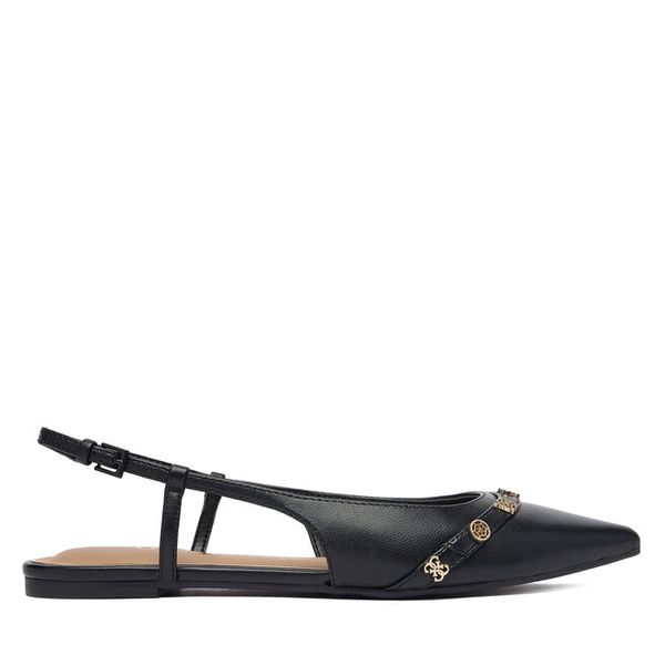 Baleriny Guess. Czarne balerinki damskie Guess, z aplikacjami. Za 589.99 zł.