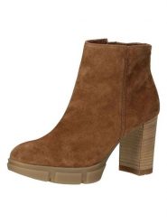 Paul Green Skórzane botki w kolorze jasnobrązowym rozmiar: 40,5. Brązowe botki damskie Paul Green, ze skóry, eleganckie, bez obcasa, bez zapięcia. Za 411.91 zł.