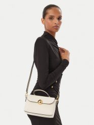 Furla Torebka Moonlight Mini WE00921 BX3036 PNN00 Kremowy. Białe kuferki damskie Furla, bez wzorów, ze skóry, bez dodatków. Za 1,259.00 zł.
