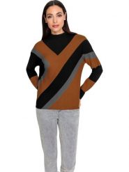 Heine Sweter w kolorze jasnobrązowym rozmiar: 40. Brązowe swetry klasyczne damskie Heine, bez kołnierzyka. Za 86.99 zł.