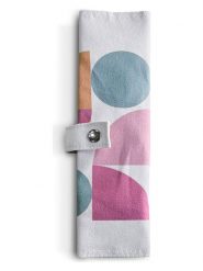 IRIS Barcelona Torba "California" w kolorze białym ze wzorem na sztućce - 23 x 19 cm rozmiar: onesize. Białe torby sportowe IRIS Barcelona, bez wzorów, z gumy. Za 26.99 zł.