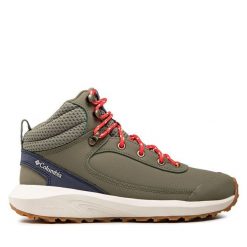 Trekkingi Columbia. Zielone obuwie trekkingowe damskie Columbia, bez zapięcia. Za 309.99 zł.