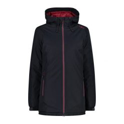 Kurtka damska z kapturem ripstop CMP. Szare kurtki damskie CMP, bez wzorów, z kapturem. Za 475.05 zł.