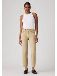 Levi's Dżinsy - Regular fit - w kolorze jasnobrązowym rozmiar: W30/L30. Brązowe jeansy damskie Levi's, z podwyższonym stanem. Za 184.95 zł.