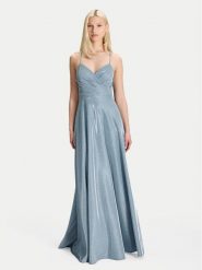 Hey Kyla Sukienka wieczorowa 5AK044HK Błękitny Regular Fit. Niebieskie sukienki damskie Hey Kyla, bez wzorów, z syntetyku, wizytowe, bez ramiączek. Za 1,019.00 zł.