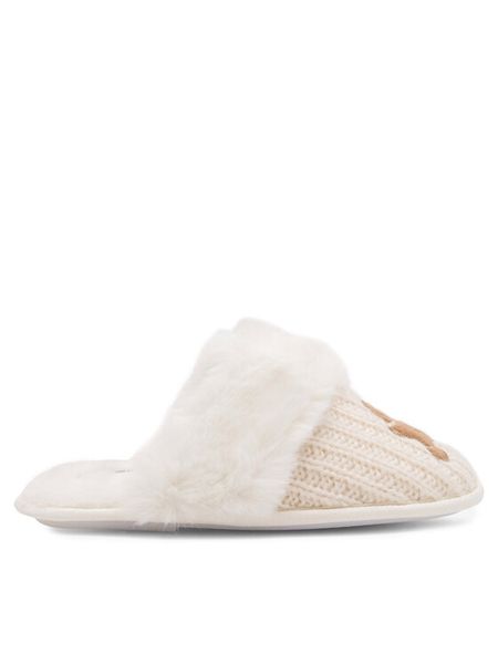 Home & Relax Kapcie 22SRY1022 Beżowy. Brązowe kapcie damskie Home & Relax, z materiału. Za 59.99 zł.