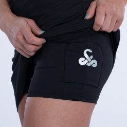 Padel Vibor-a Russell Dress Negro/Coral. Czarne spódnice damskie VIBORA, xs, bez wzorów, sportowe. Za 262.99 zł.