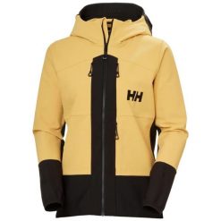 Damska wodoodporna kurtka z kapturem Helly Hansen Odin Bc Softshell. Brązowe kurtki damskie Helly Hansen, bez wzorów, z softshellu, z kapturem. Za 1,362.00 zł.